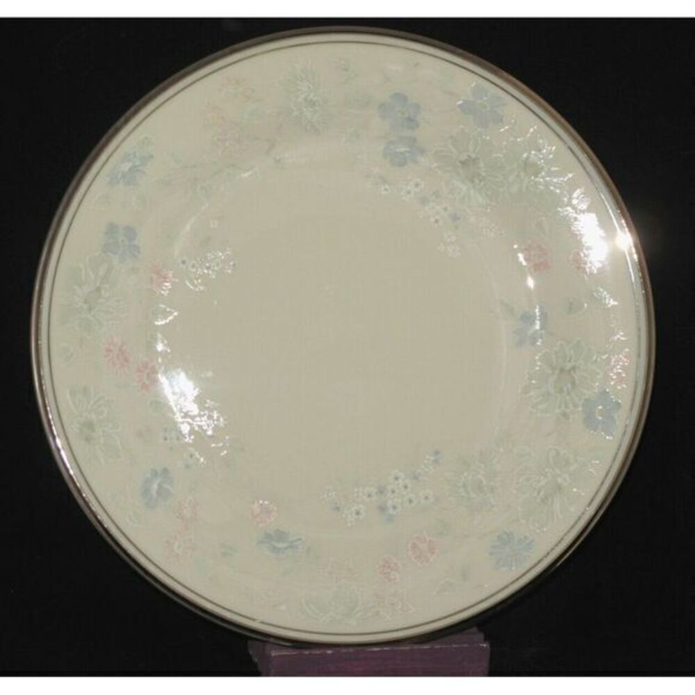 Lenox‎ Nicole Salad Plate (s) White Pink Blue Pastel Flowers